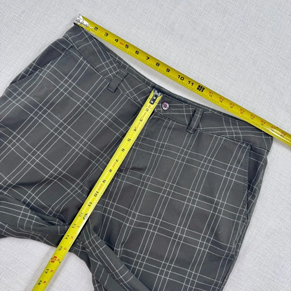 Vintage Y2K ONeill Conquest Hybrid Shorts Men 38 Grey Plaid Walkshorts 7341900
